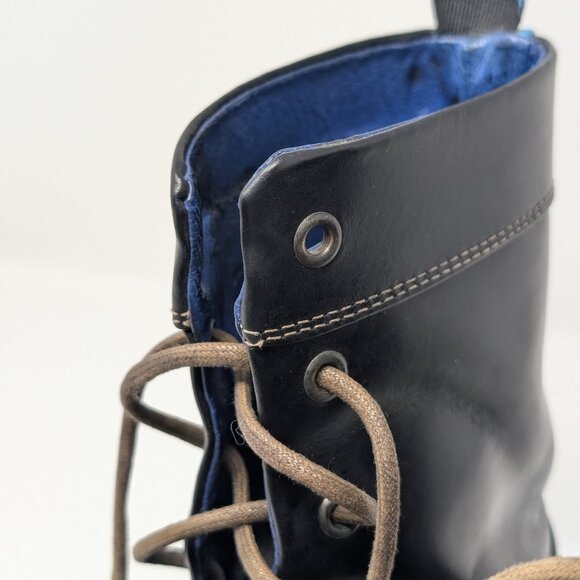 JOHN FLUEVOG Lace Up Leather Combat Boot Radio BBC Men\'s 8 (Or wm 9.5 or 10?)